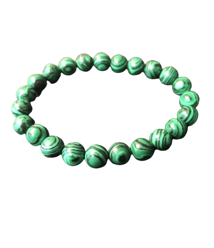 bracelet perles malachite