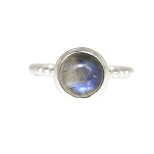 Bague argent labradorite