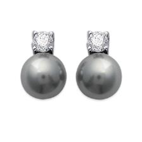 Boucles d'oreilles dormeuses perles