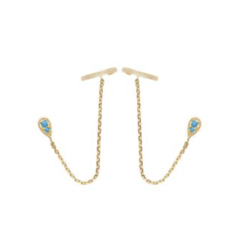 Boucle Unitaire turquoise