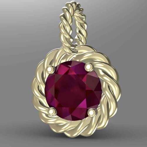 pendentif rubis
