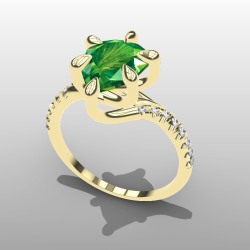 solitaire peridot